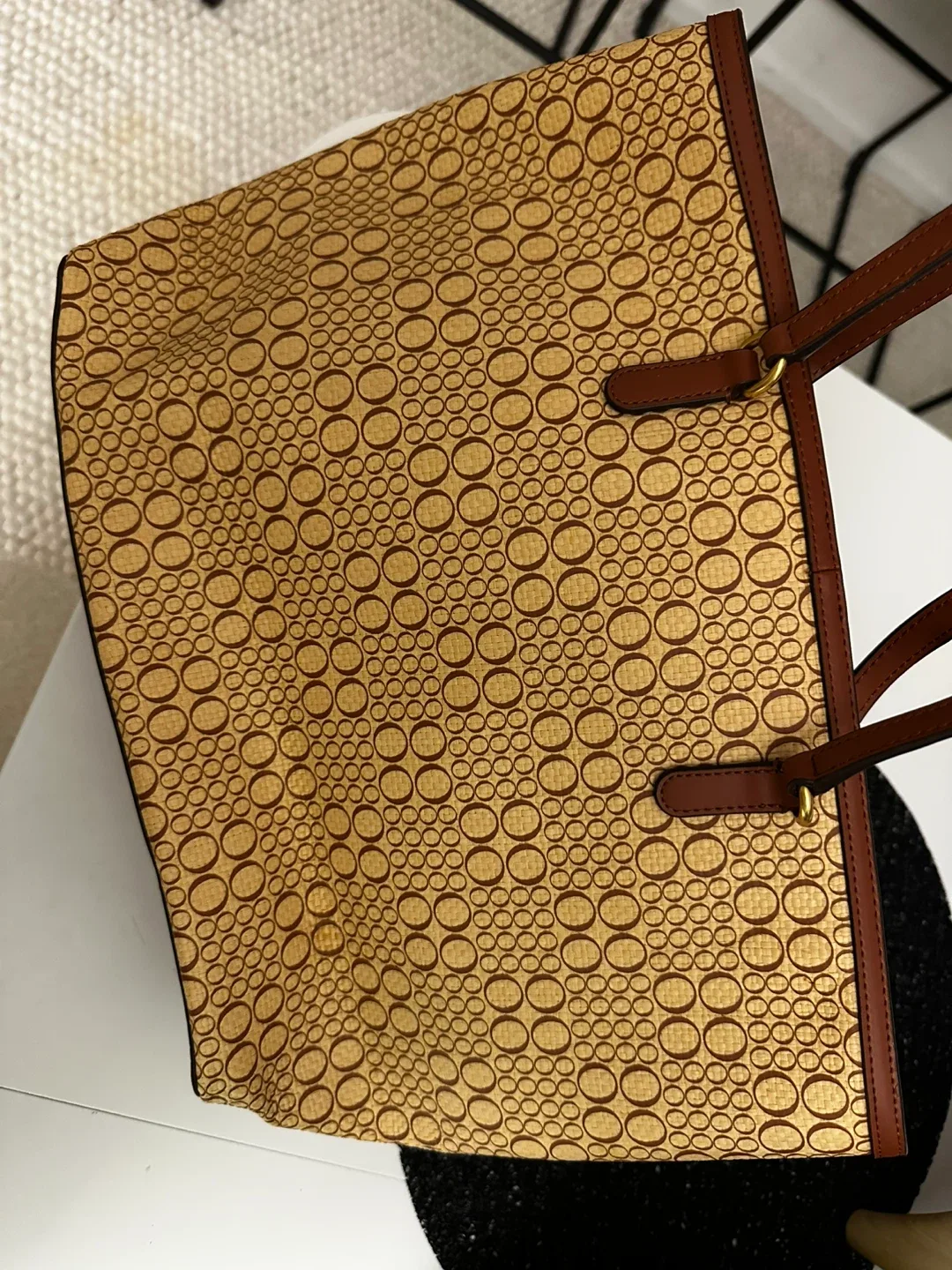 Monogrammed Oroton Tote Bag image indicator(2)