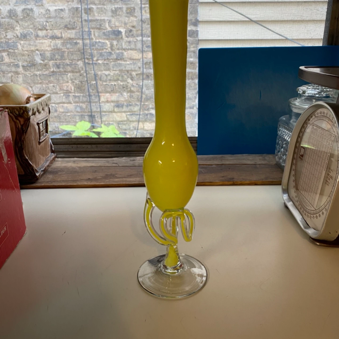 Makora Krosno Hand Blown Hand Made Glass Vase. - photo 4