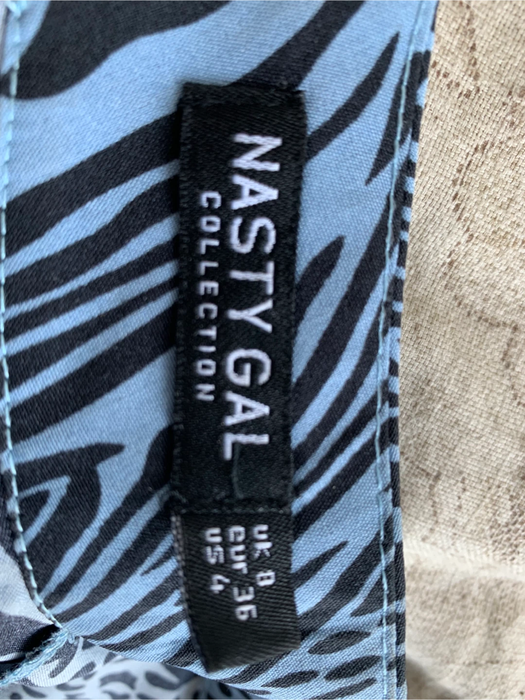 Nasty Gal Animal Print Mini Dress - Size US 4 - photo 3