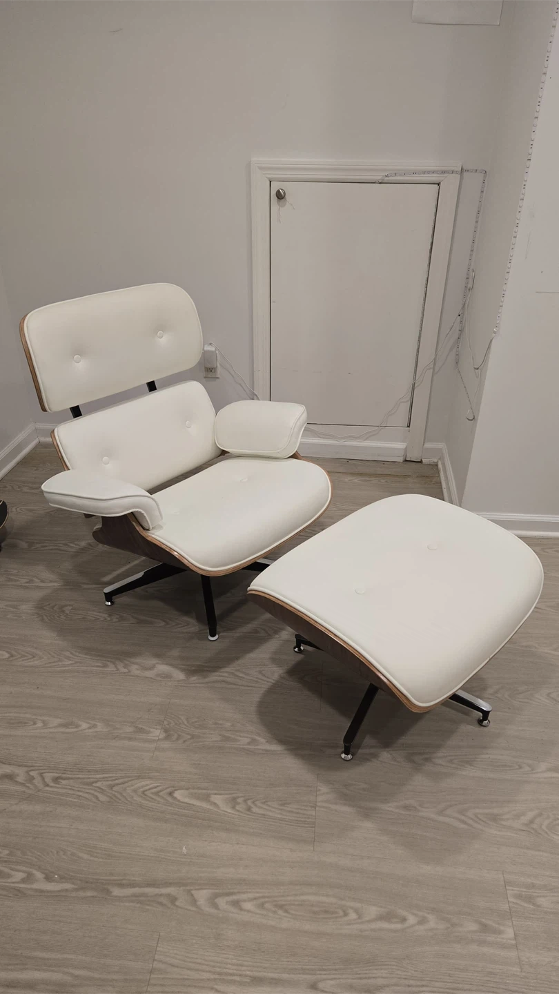 Eames Style Lounge Chair & Ottoman