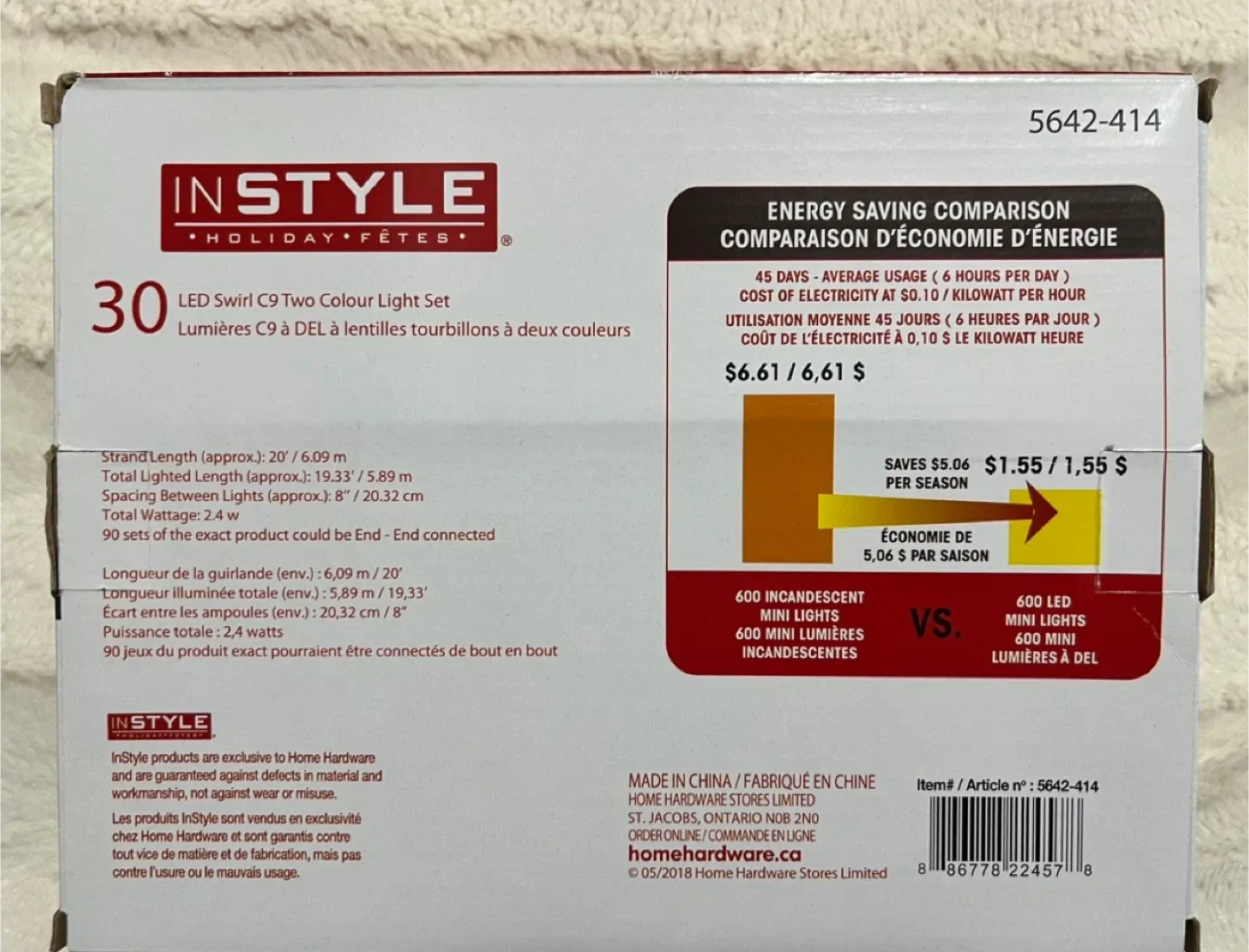 Christmas lights LED C9 - Blue & Teal - 4 boxes available image indicator(3)