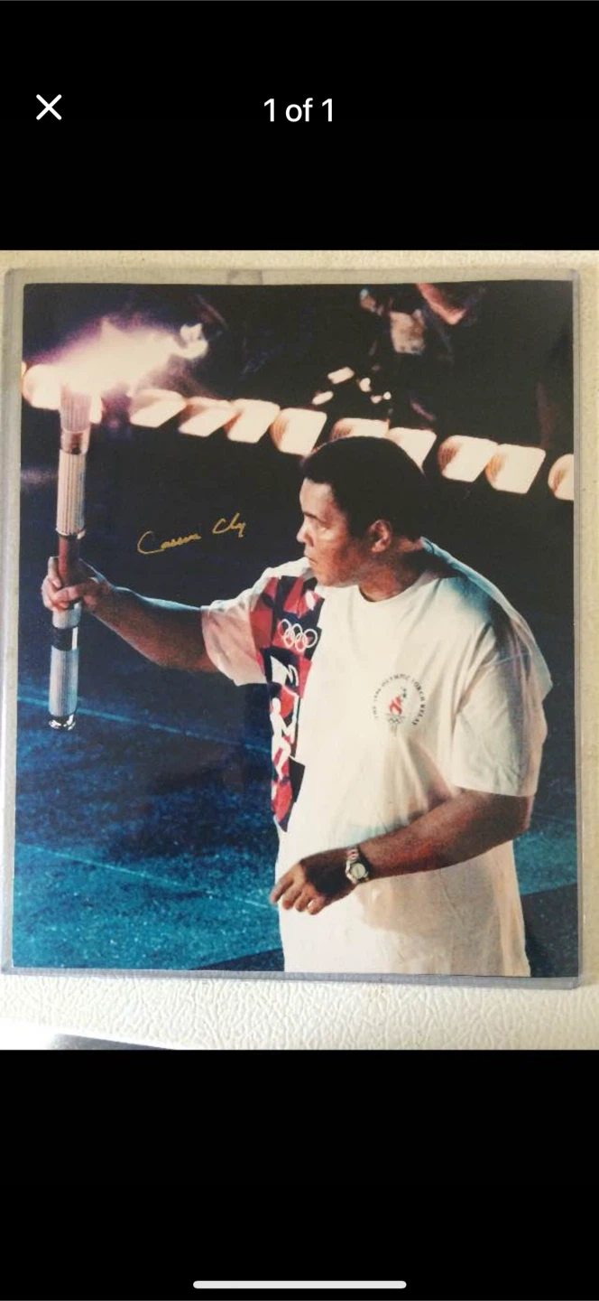 RARE Signed Cassis Clay 8” X10”