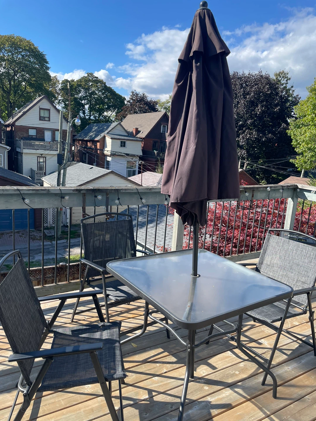 Patio Set with Umbrella