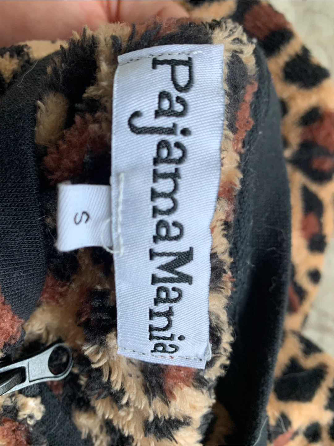 PajamaMania Leopard Print Onesie - Size Small - photo 3