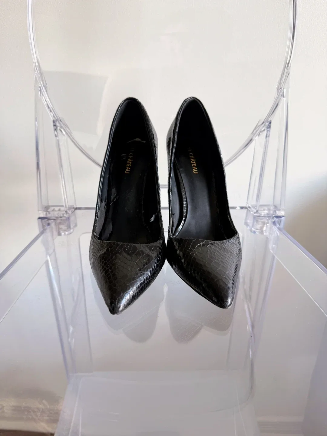 Le Chateau Black Pumps Size 8 image indicator(2)