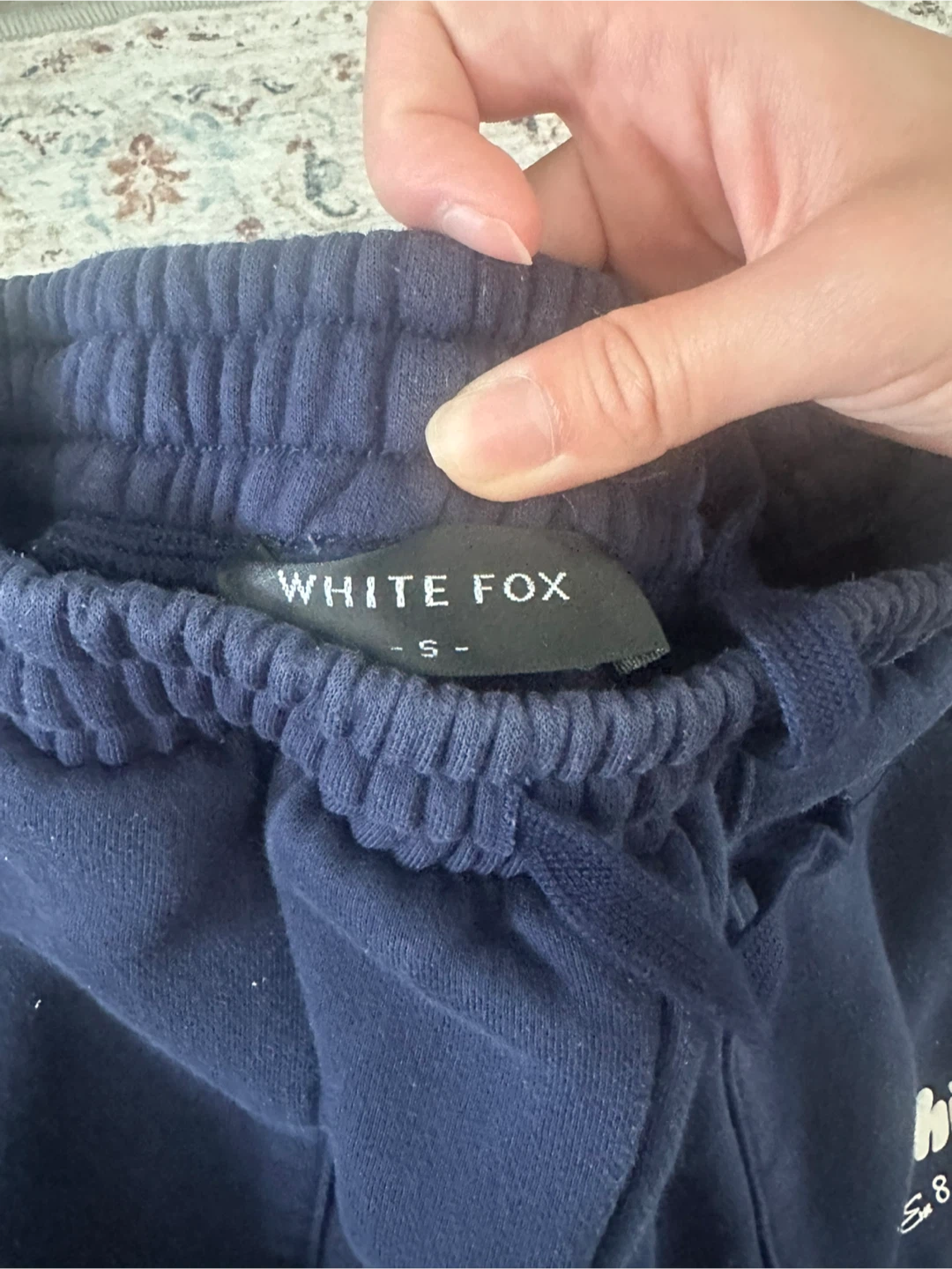 White Fox Navy Blue Sweatpants - Size S - photo 2