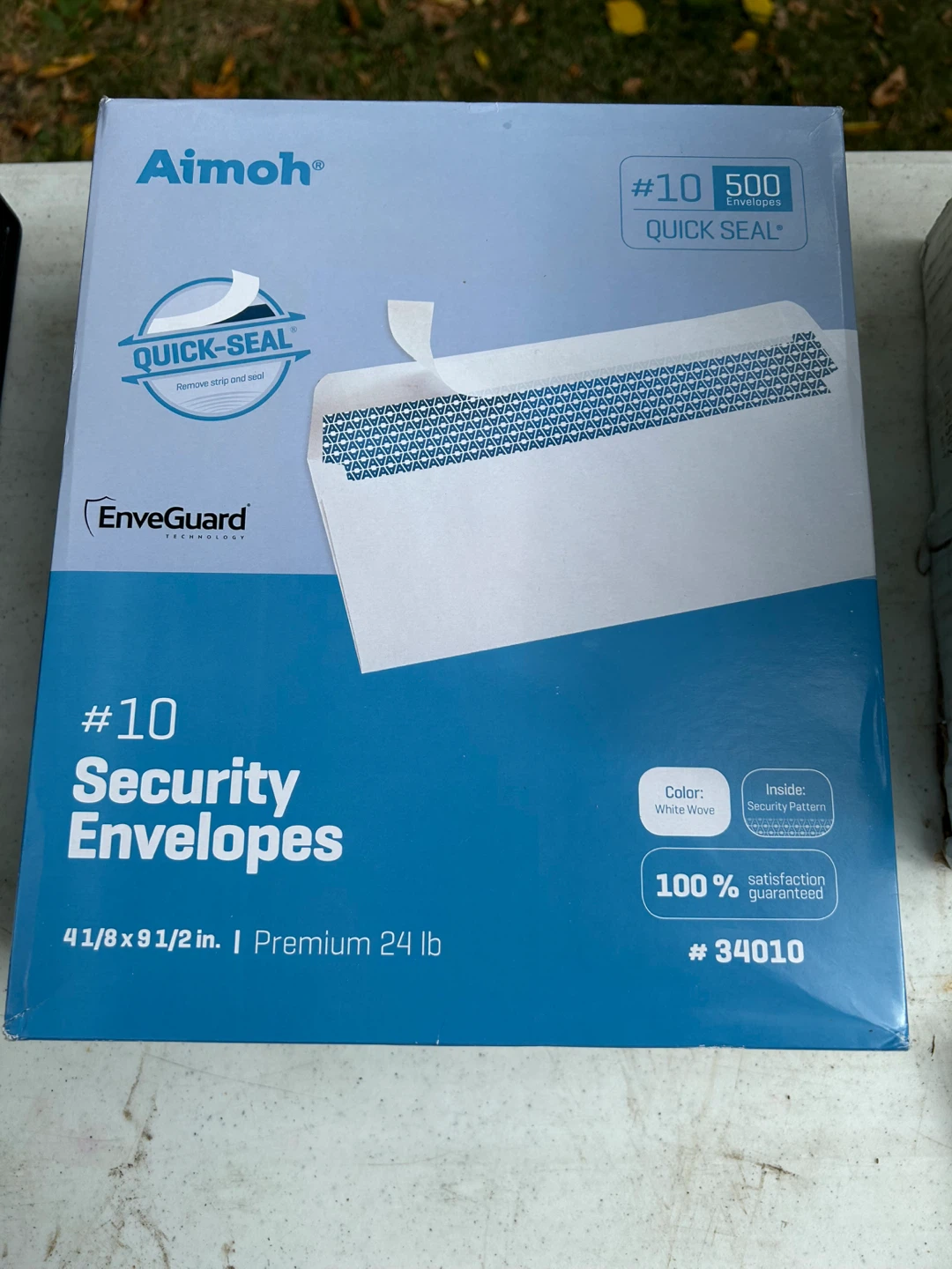Aimoh #10 Security Envelopes - 500 Count
