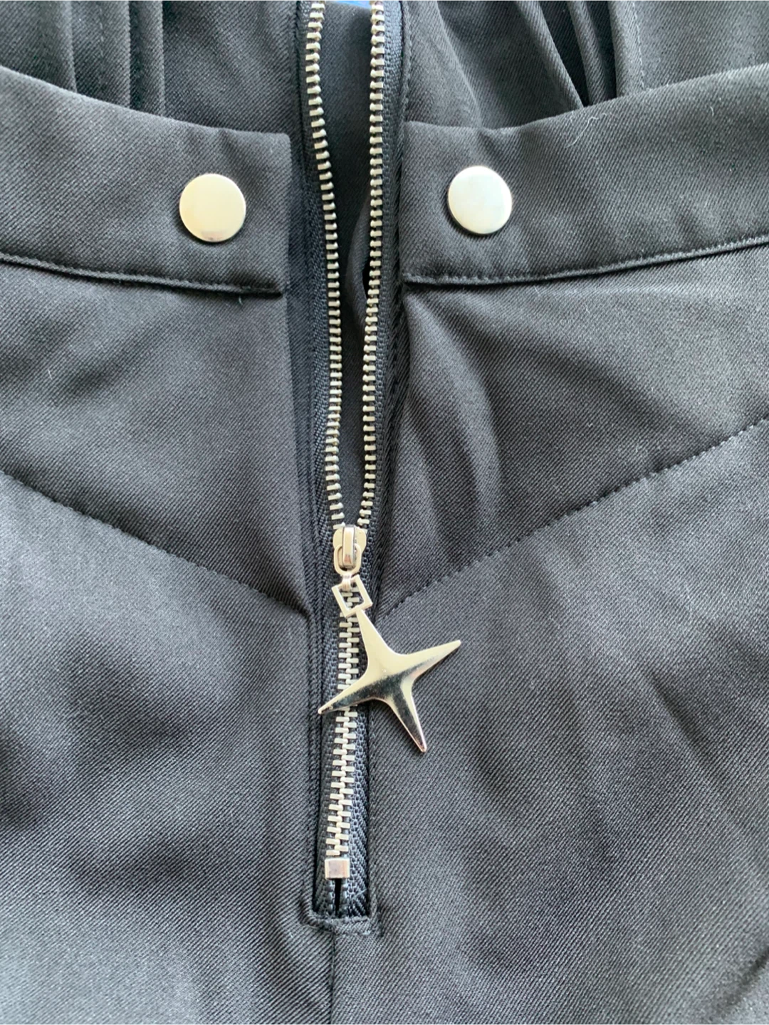 NEVSTUDIO Black Pants with Zipper Detail - photo 4