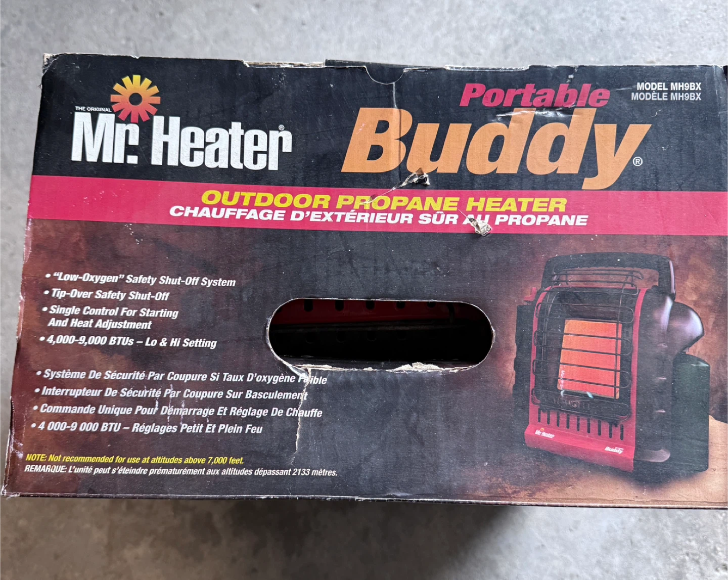Mr. Heater Buddy Portable Outdoor Propane Heater - photo 2