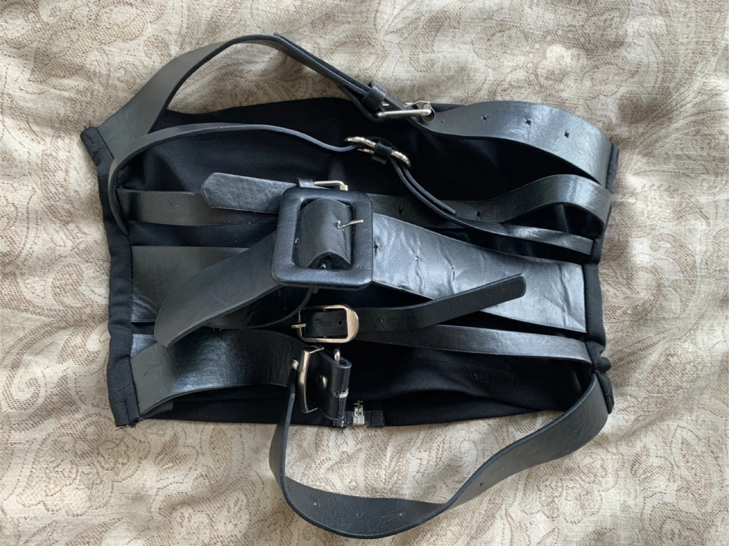 Fashion Nova x Cardi B Black Corset Belt - XS