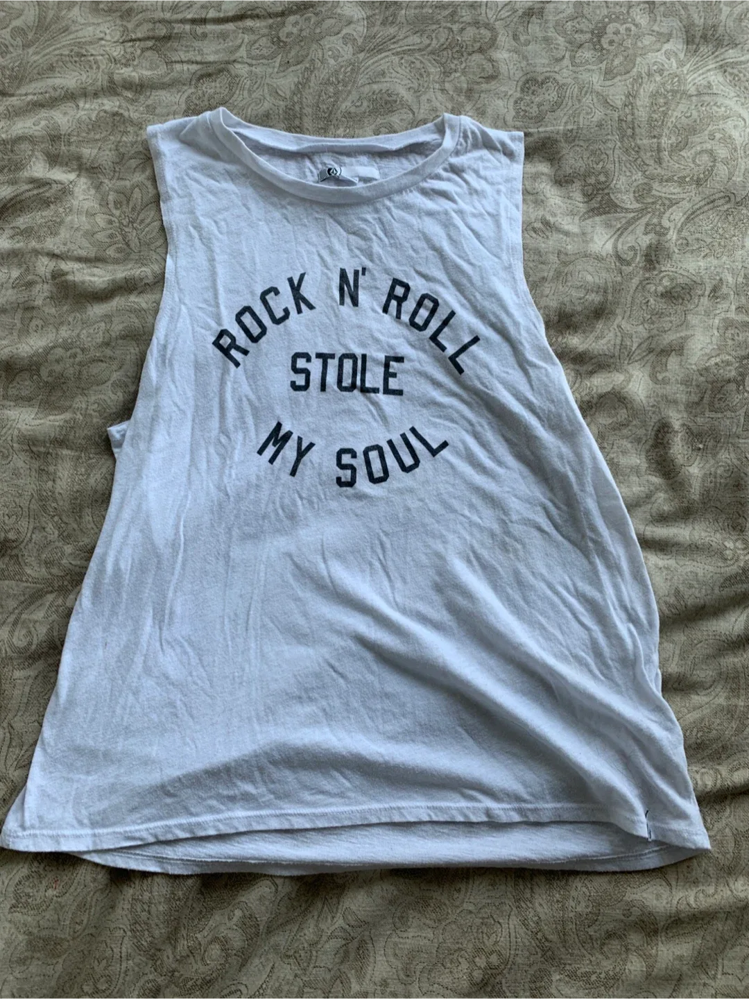 Volcom White Rock N' Roll Tank Top - XS thumbnail