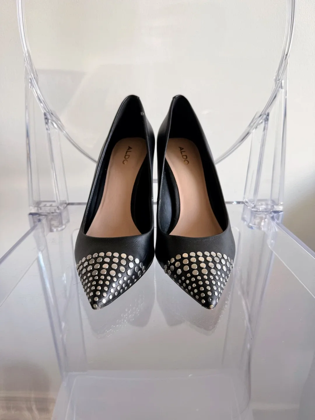 Aldo Black Pumps Size 7.5 image indicator(2)