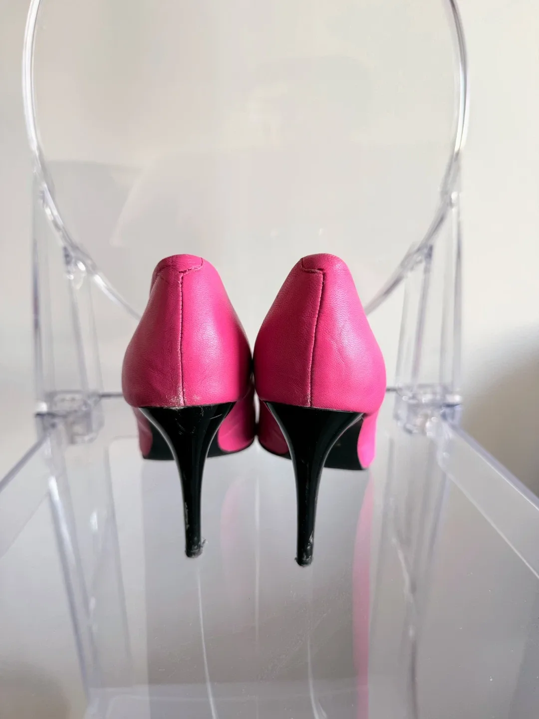 Pink Leather Pumps Size 38 image indicator(5)