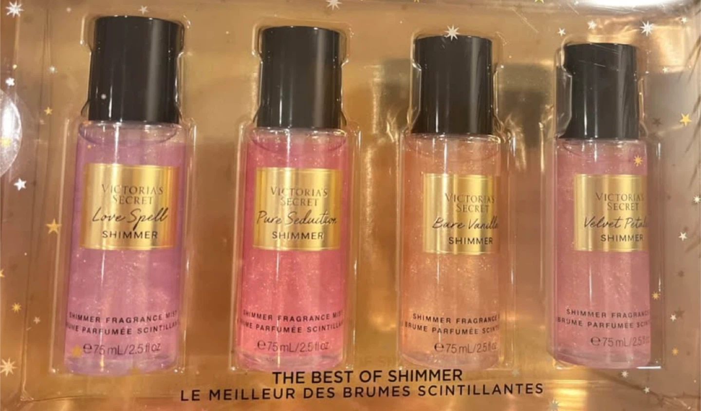 Victoria's Secret Shimmer Fragrance Mist Set