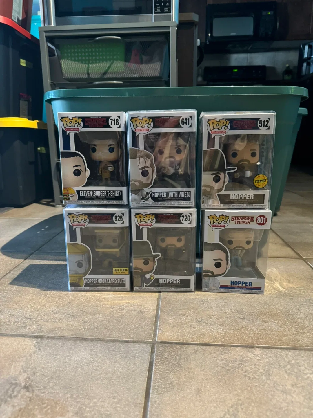 Funko Pop Stranger Things - Eleven & Hopper Figures thumbnail