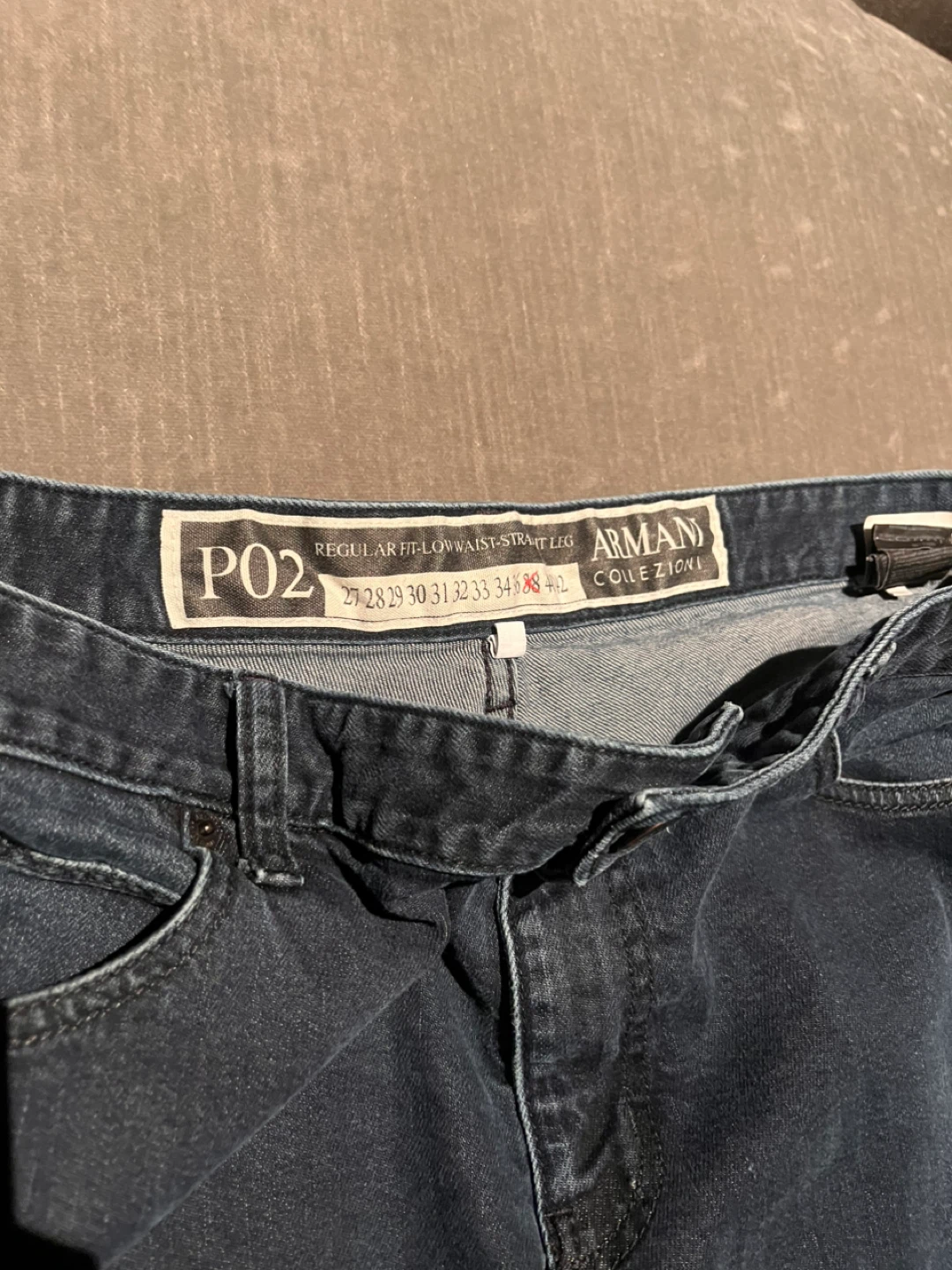 Armani Collezioni Regular Fit Jeans - Size 34 - photo 3