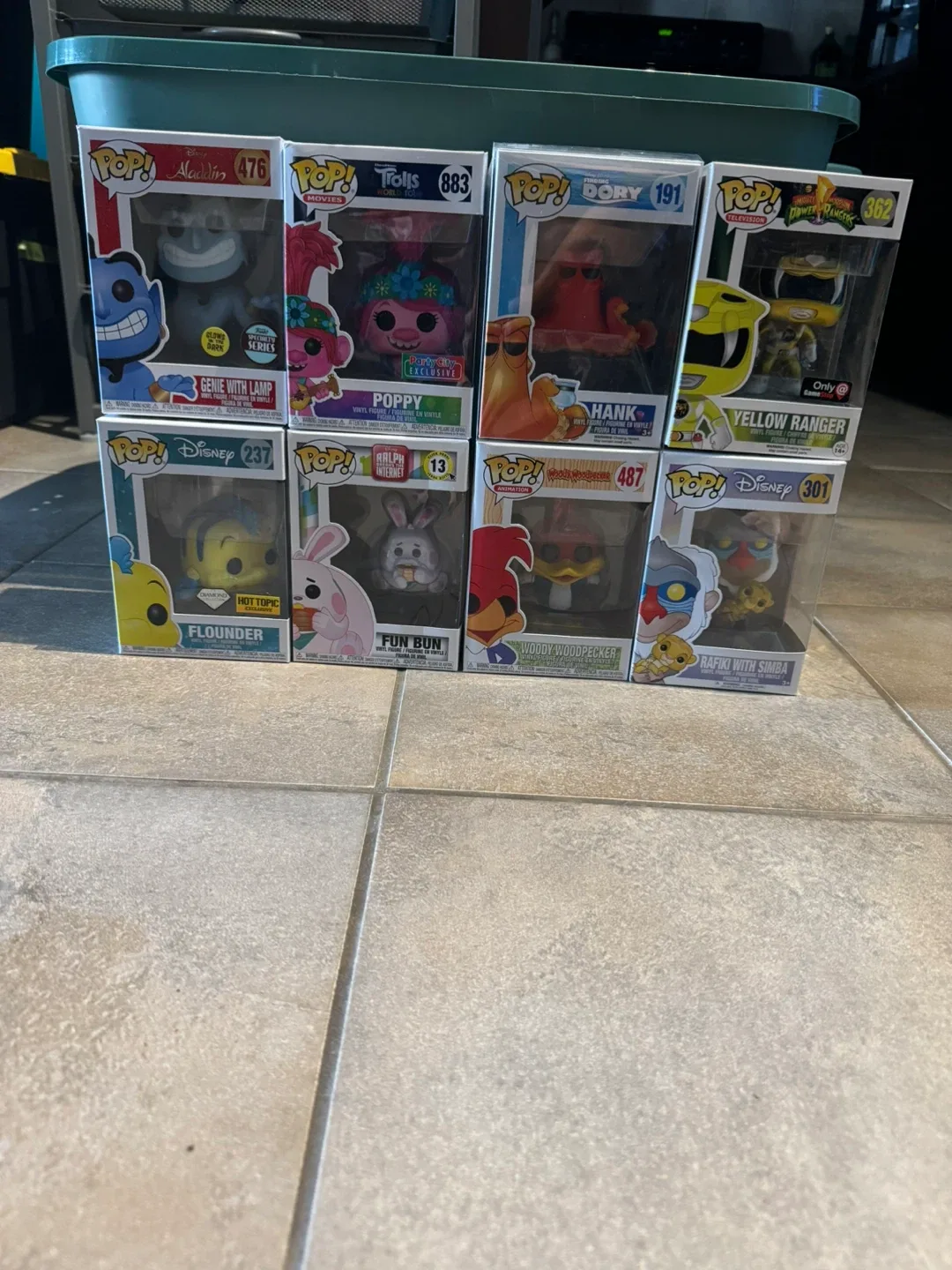 Funko Pop! Figures: Disney, Aladdin, Trolls, Power Rangers thumbnail