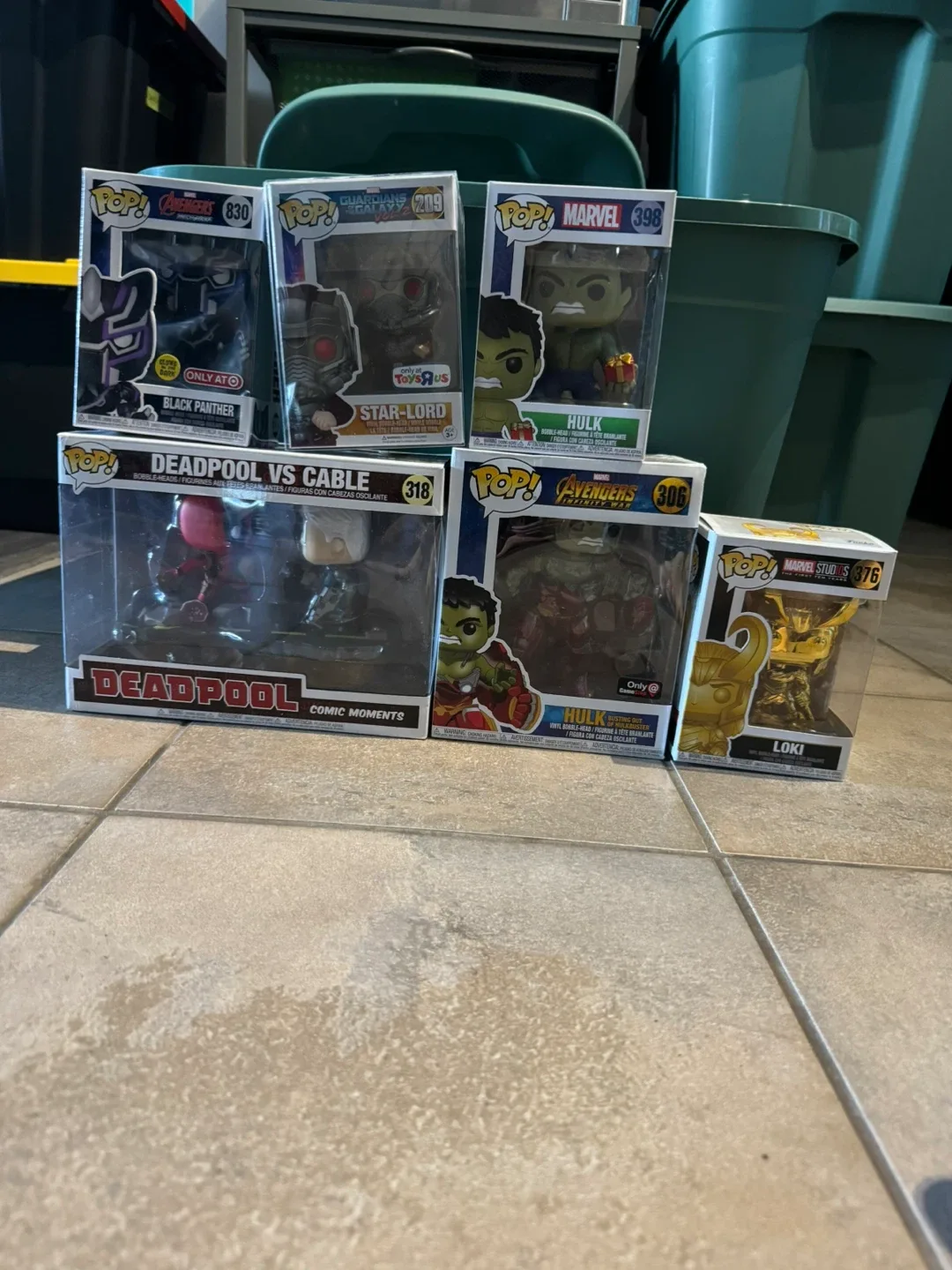 Funko POP! Marvel Avengers, Guardians, Deadpool, Loki thumbnail
