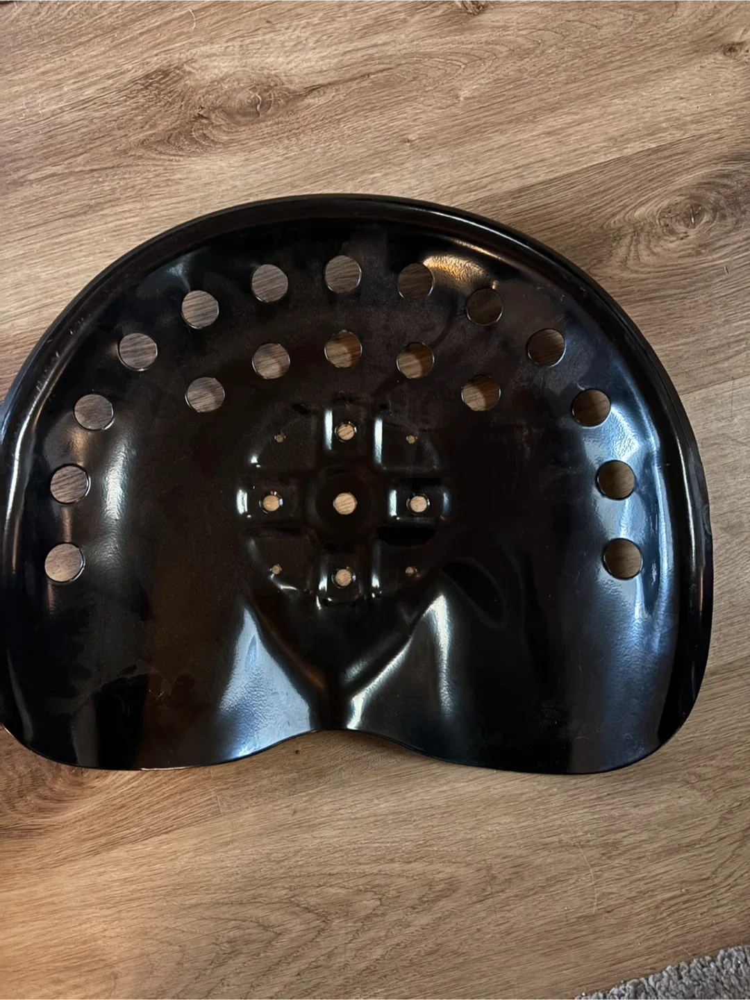 Black Metal Tractor Seat thumbnail