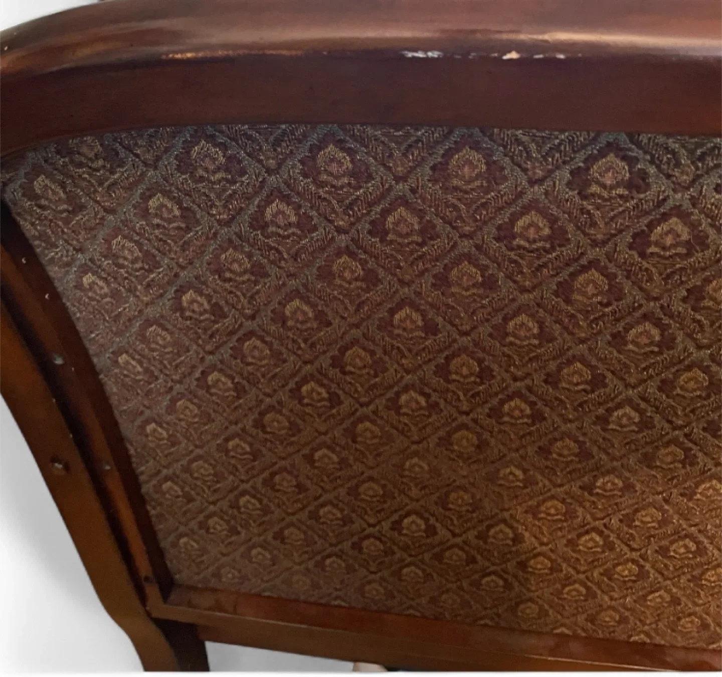 Comfort Pointe Liza Traditional Style Chair in Walnut Finish image indicator(4)