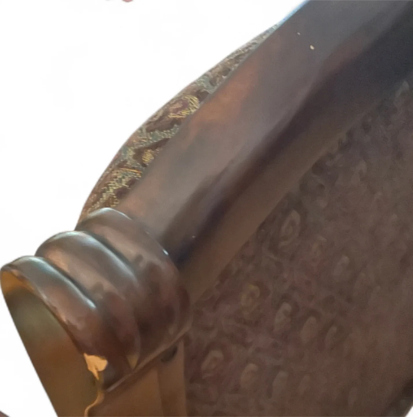 Comfort Pointe Liza Traditional Style Chair in Walnut Finish image indicator(6)