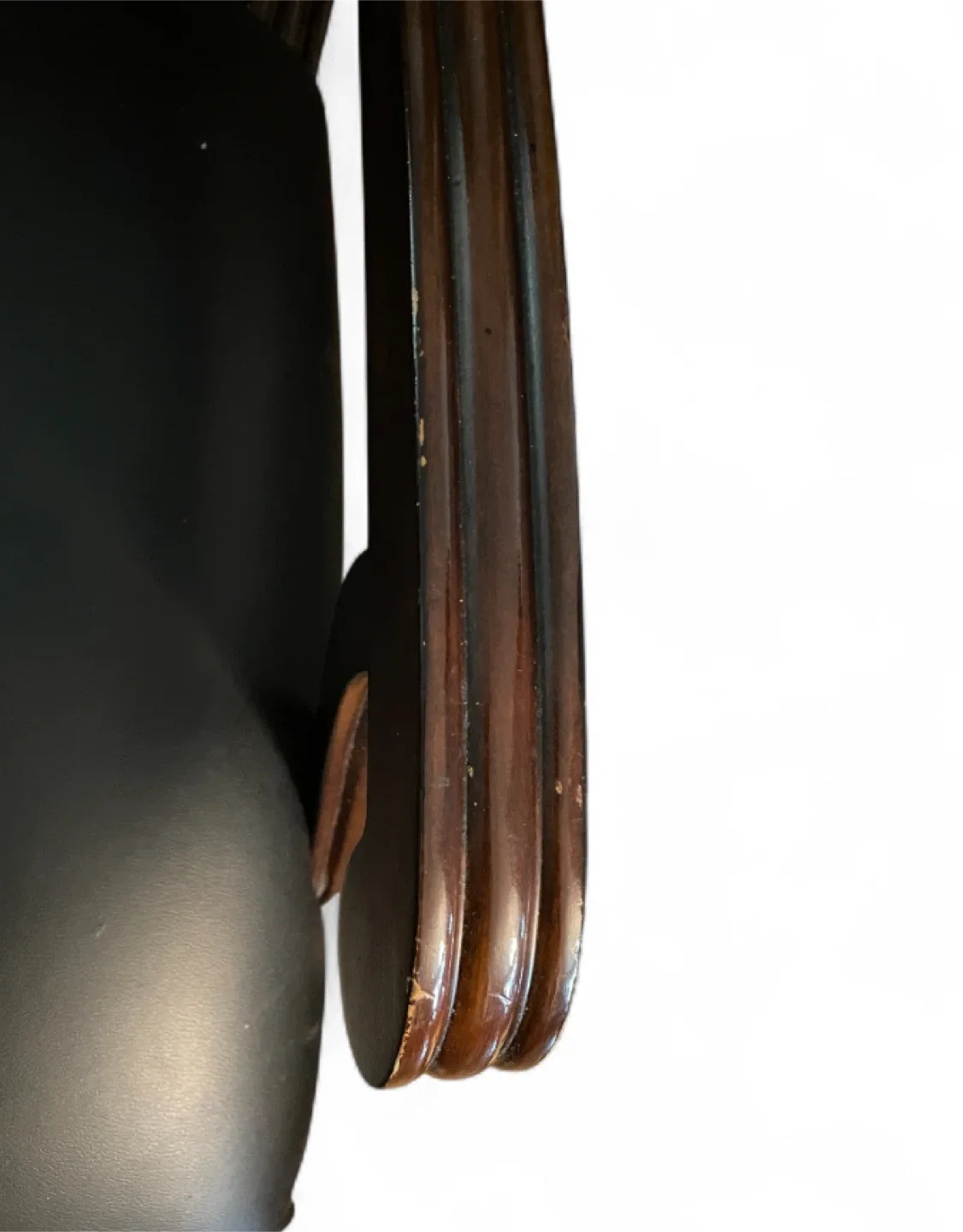 Comfort Pointe Liza Traditional Style Chair in Walnut Finish image indicator(9)