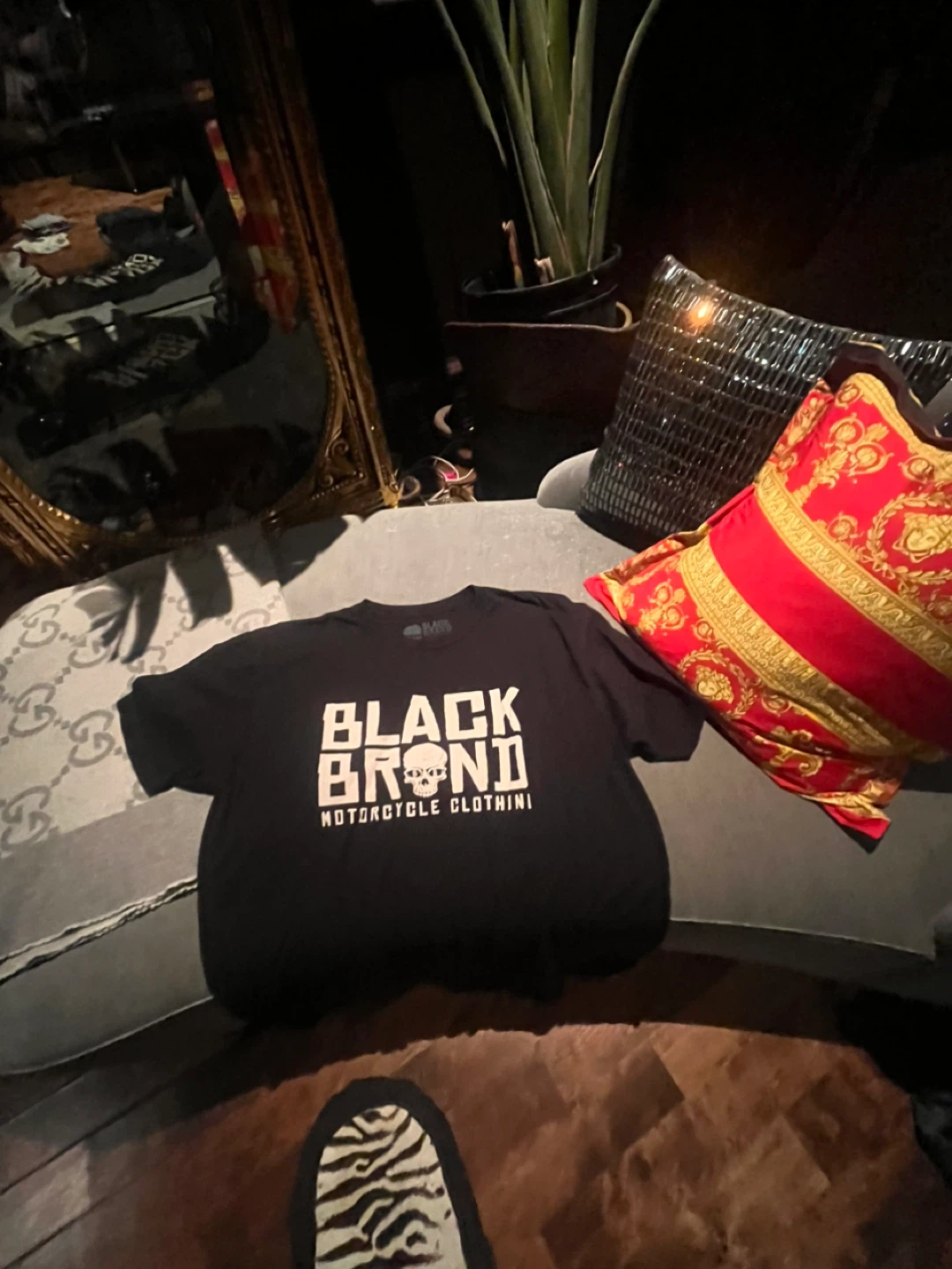 Black Brand Motorcycle Clothing T-Shirt - photo 2