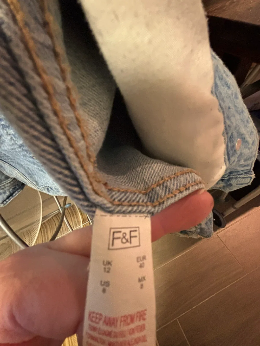 F&F Denim Jacket - Size US 8 image indicator(3)