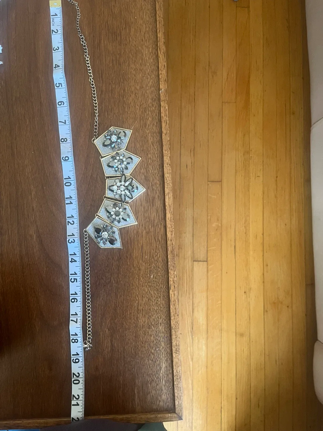 ALDO Statement Rhinestone Necklace image indicator(4)