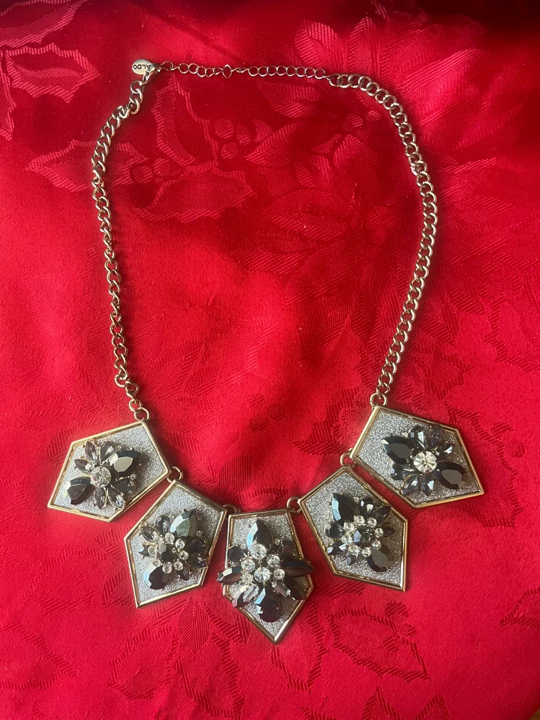 ALDO Statement Rhinestone Necklace