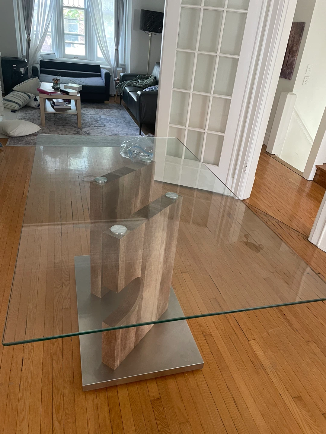 Glass Top Dining Table - photo 2