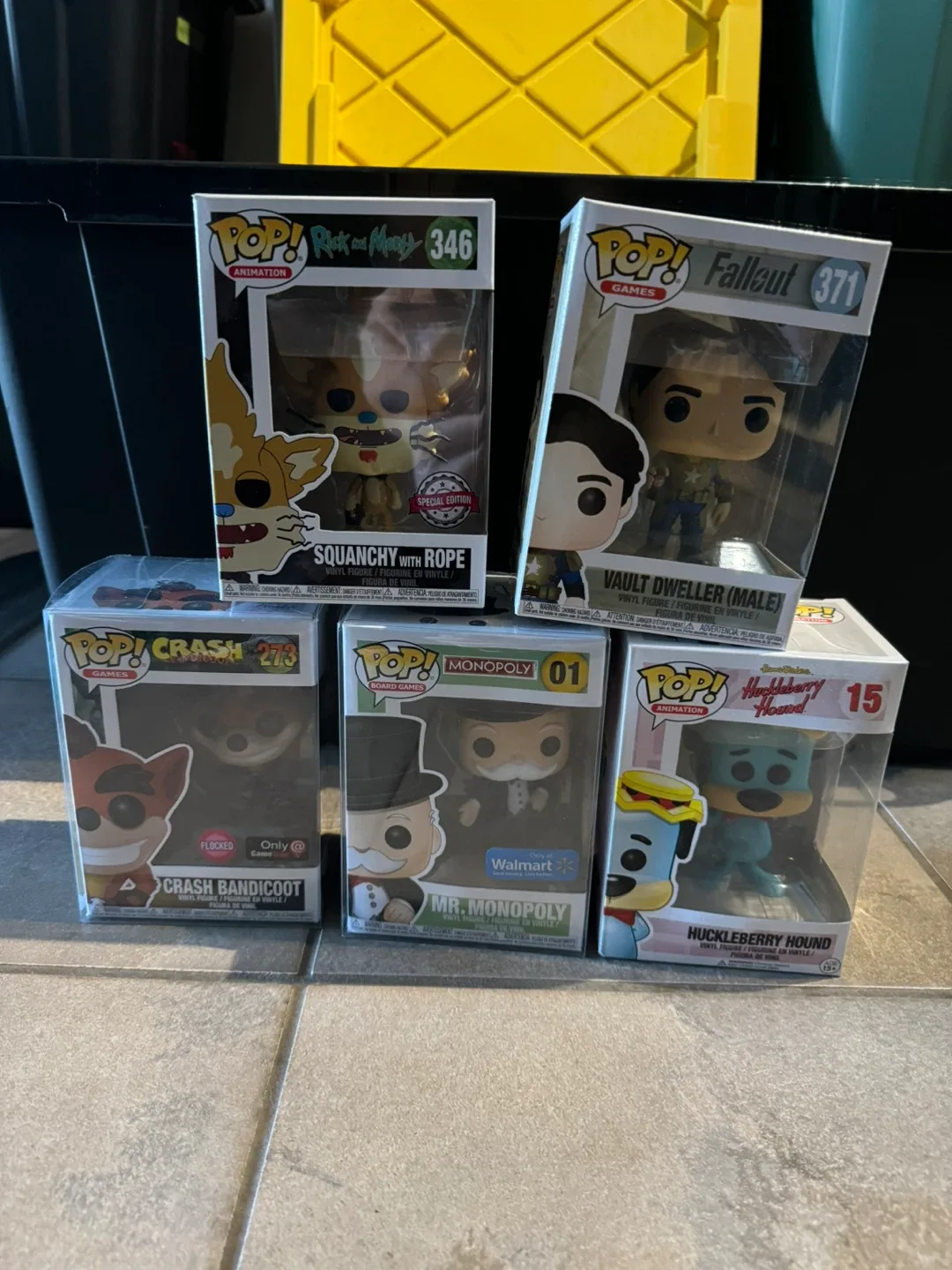 Funko POP! Vinyl Figures: Rick & Morty, Fallout, Crash thumbnail