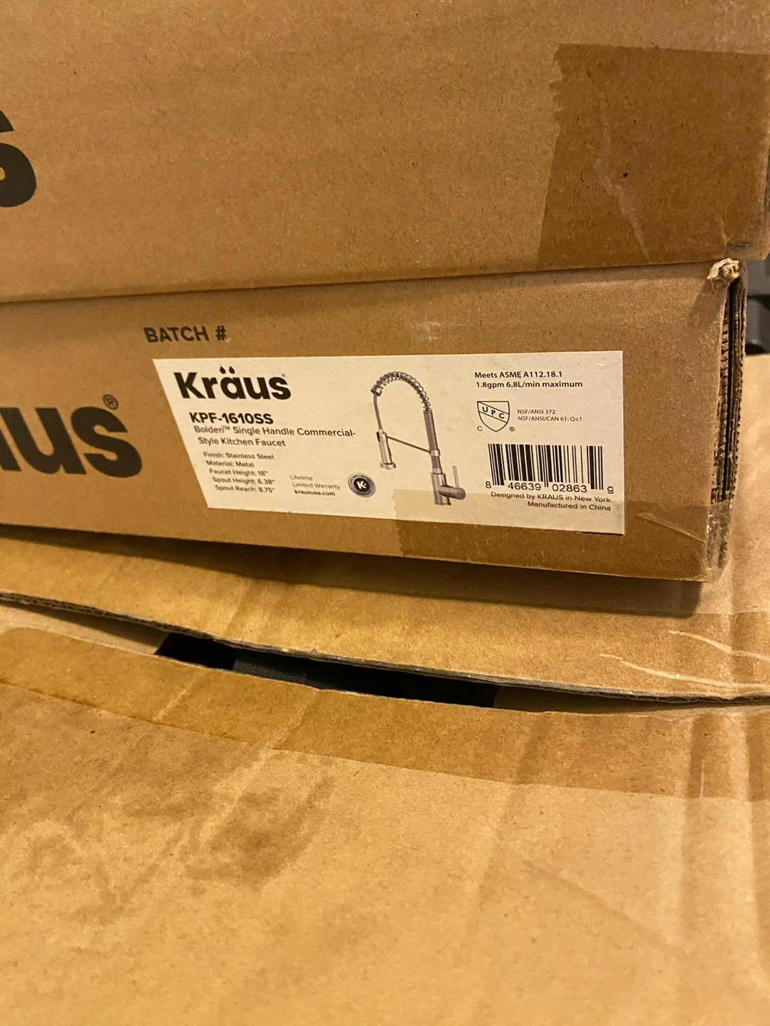 Kraus KPF-1610SS Kitchen Faucet - New in Box!