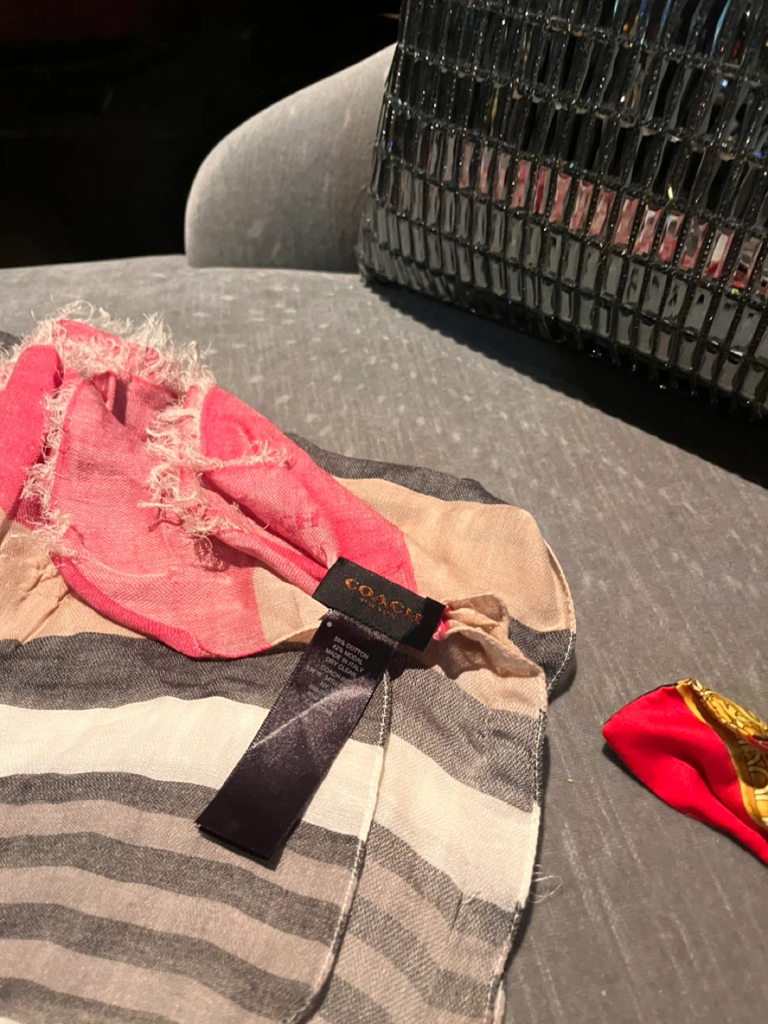 Coach Striped Scarf - photo 4