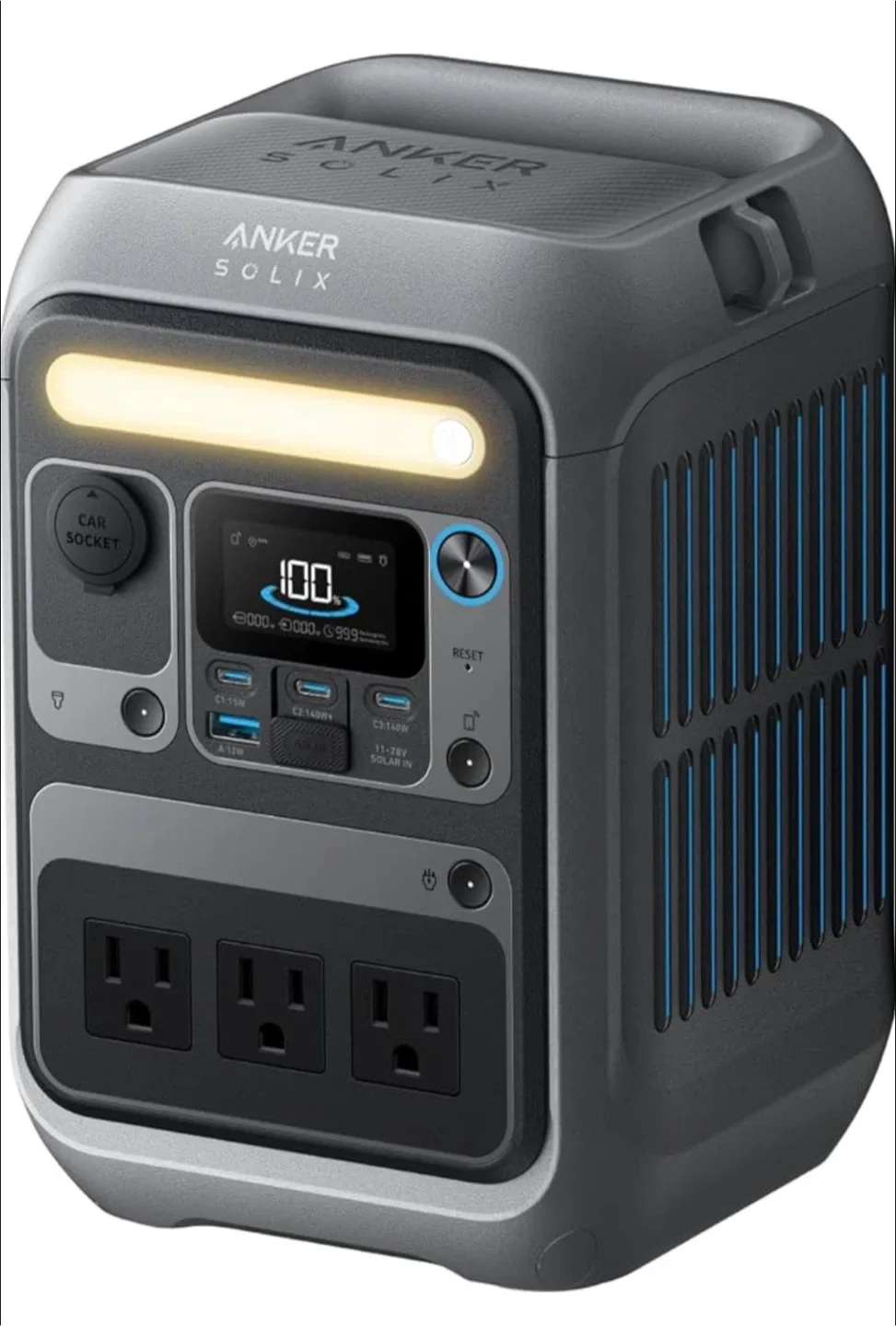 (New) Anker SOLIX C300 Portable Power Station image indicator(3)