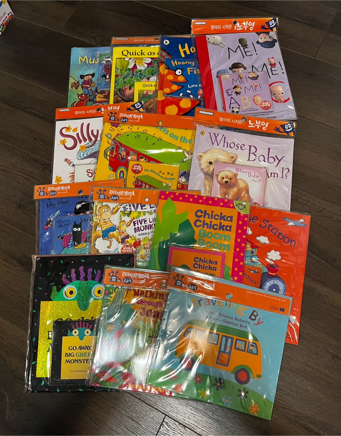 노부영 English books and CDs (14 in total)