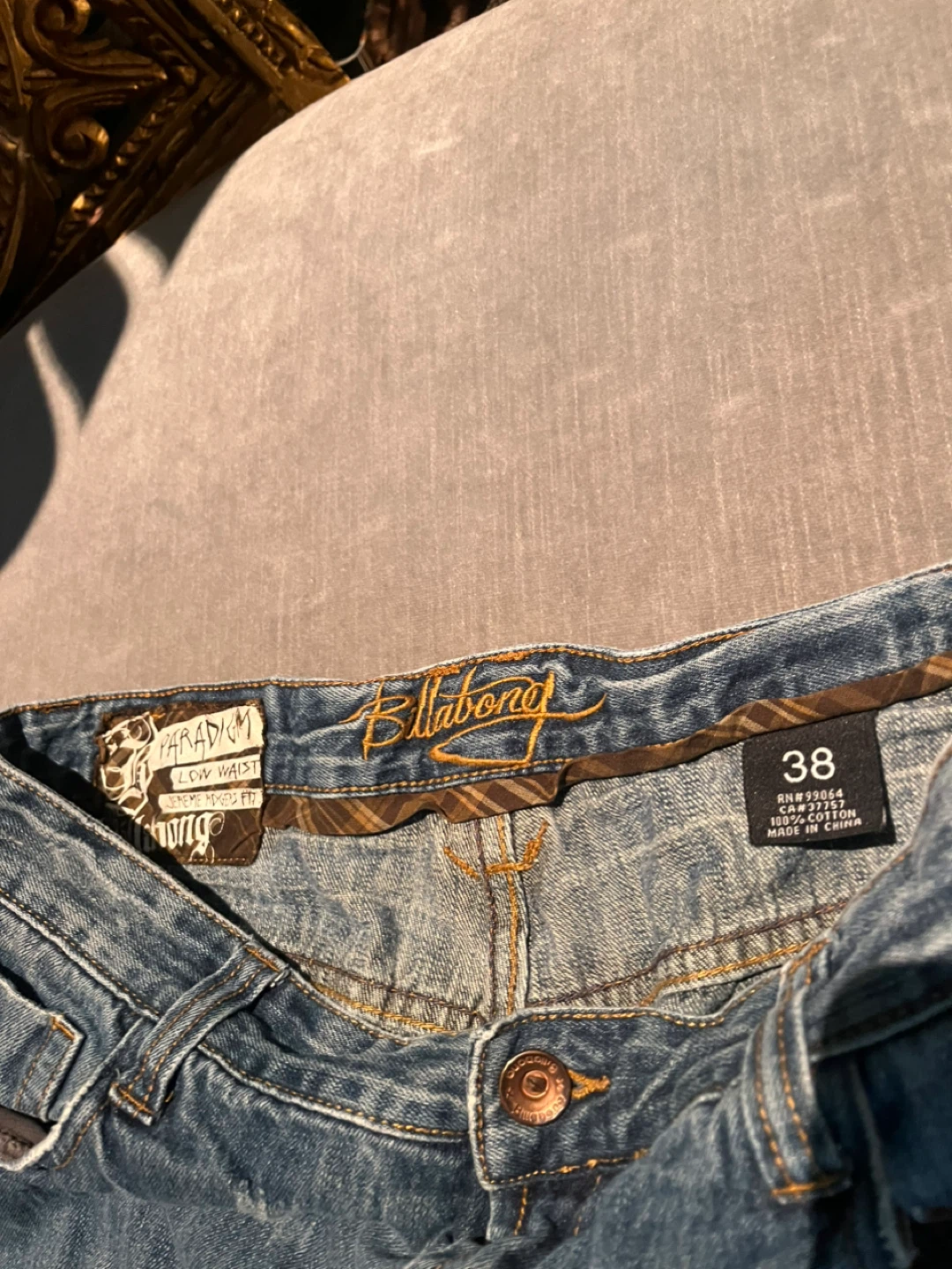 Billabong Paradigm Low Waist Jeans - Size 38 - photo 3