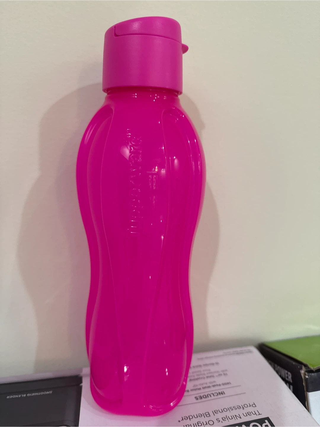 Tupperware Pink Water Bottle