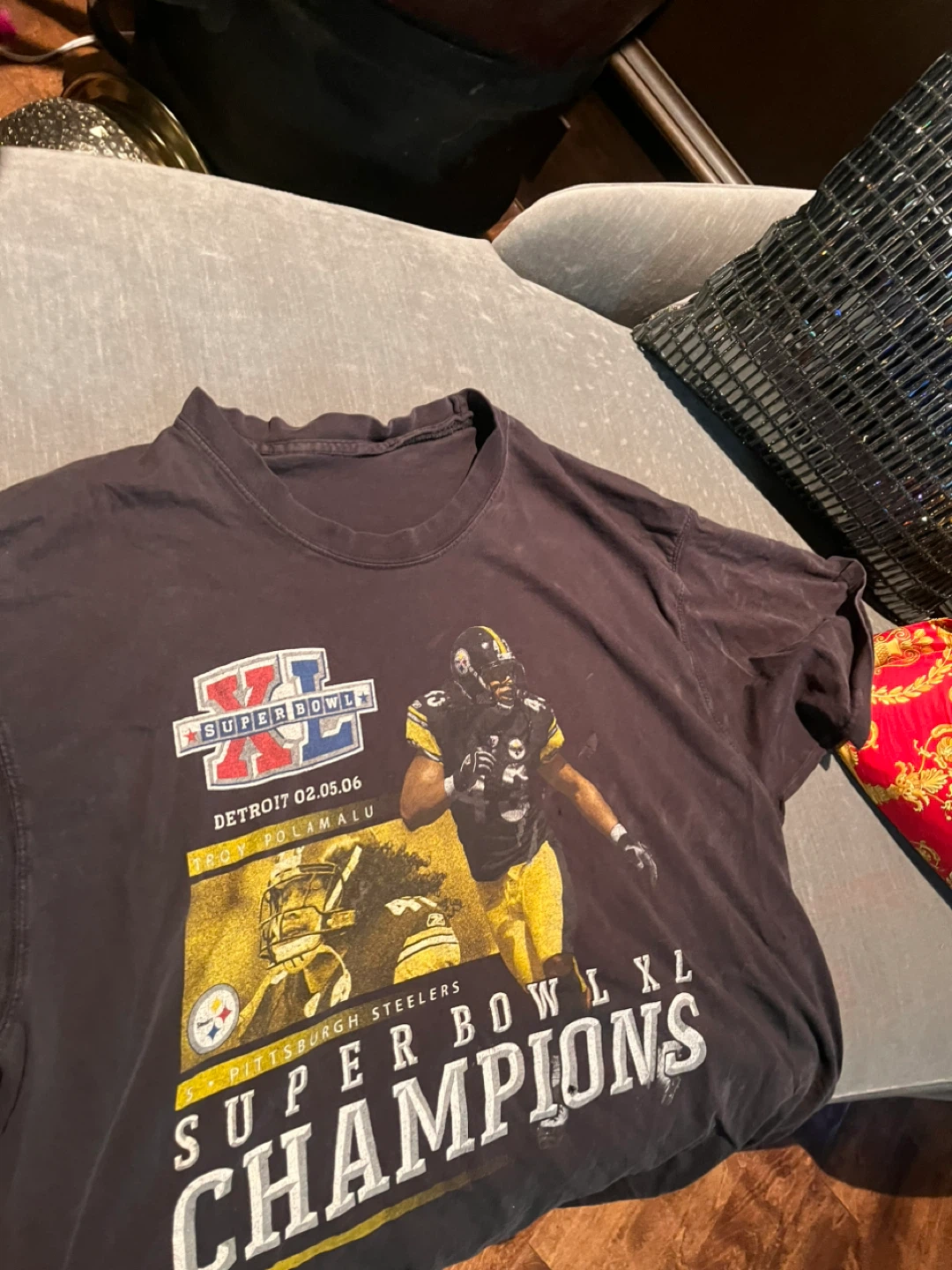 Pittsburgh Steelers Super Bowl XL Champions T-Shirt - photo 3