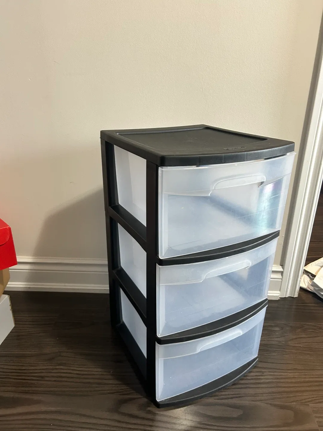 Sterilite 3 Drawer Black Medium thumbnail