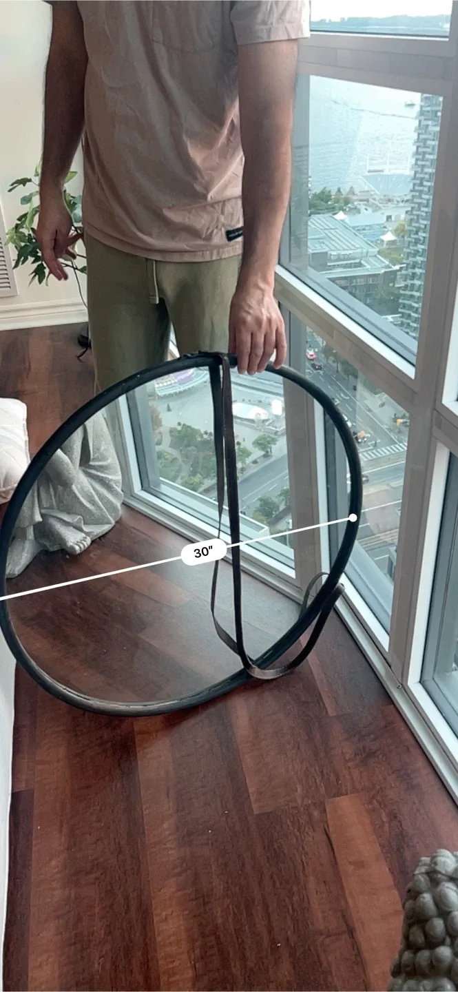 Round Wall Mirror - 30 inch thumbnail