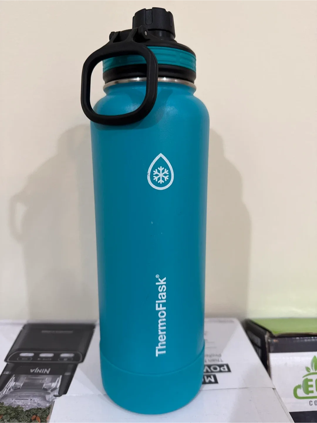 ThermoFlask Water Bottle - Blue thumbnail