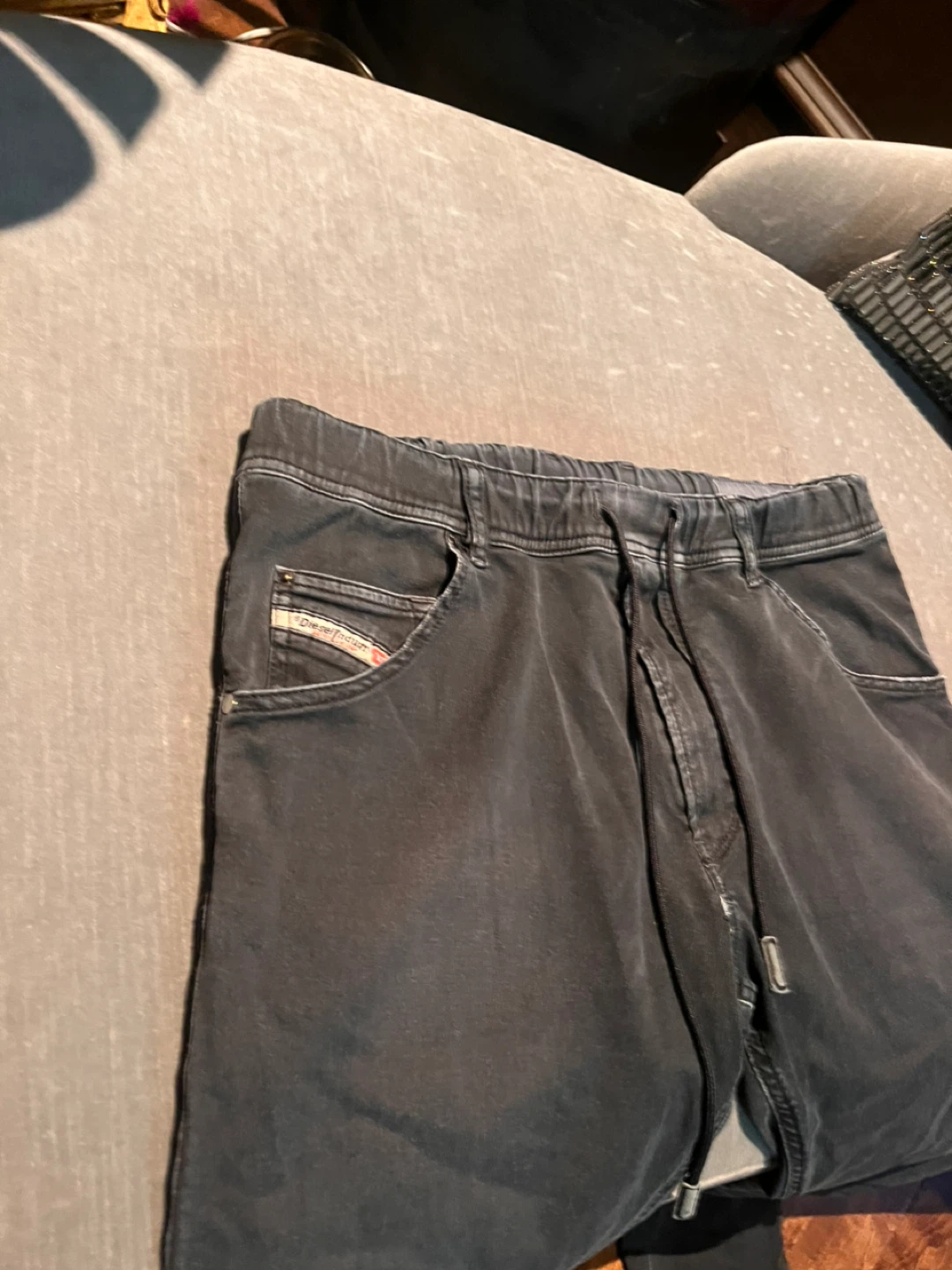 Diesel Black Jogger Pants - Size 32 - photo 2
