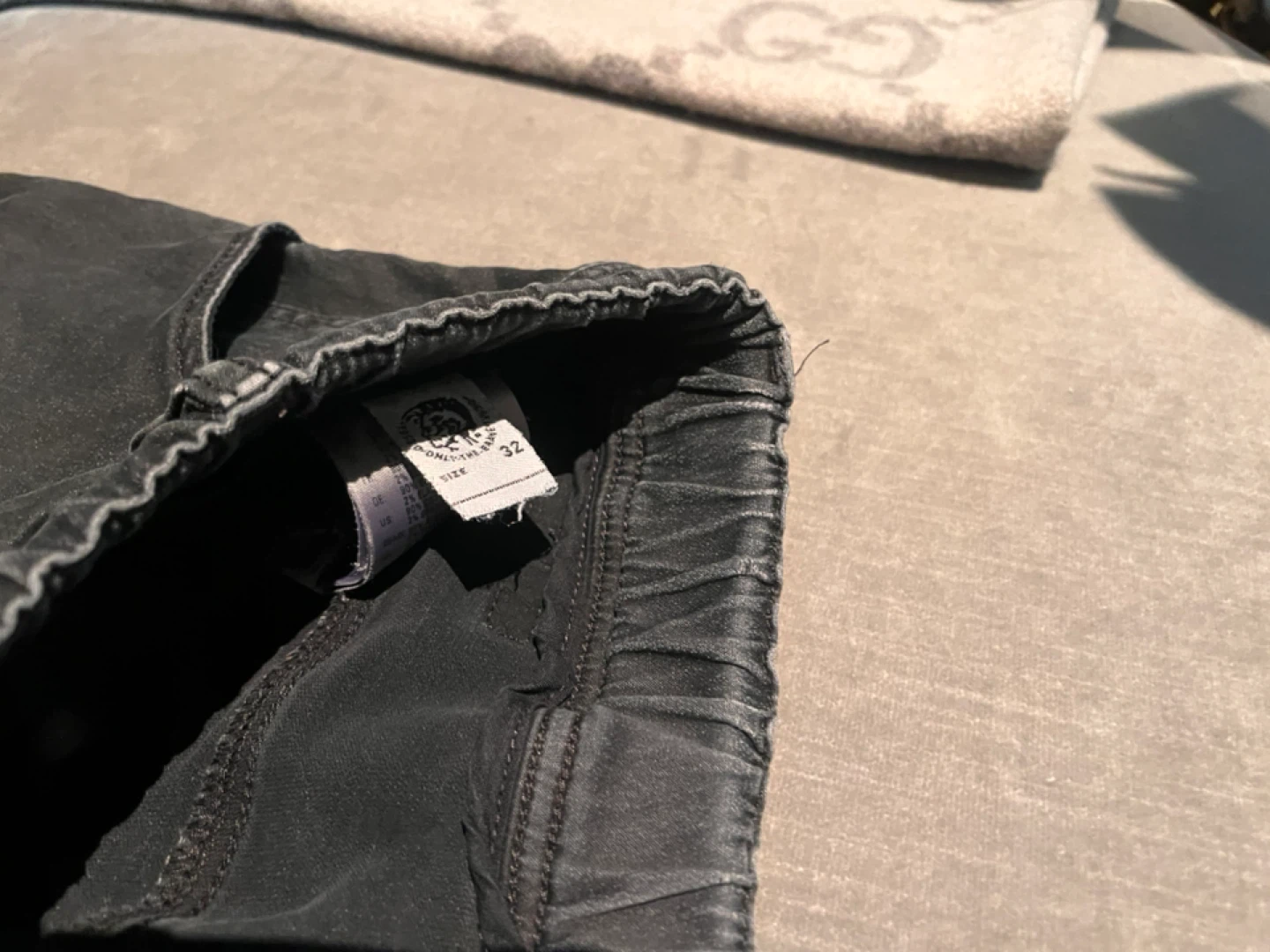 Diesel Black Jogger Pants - Size 32 - photo 3