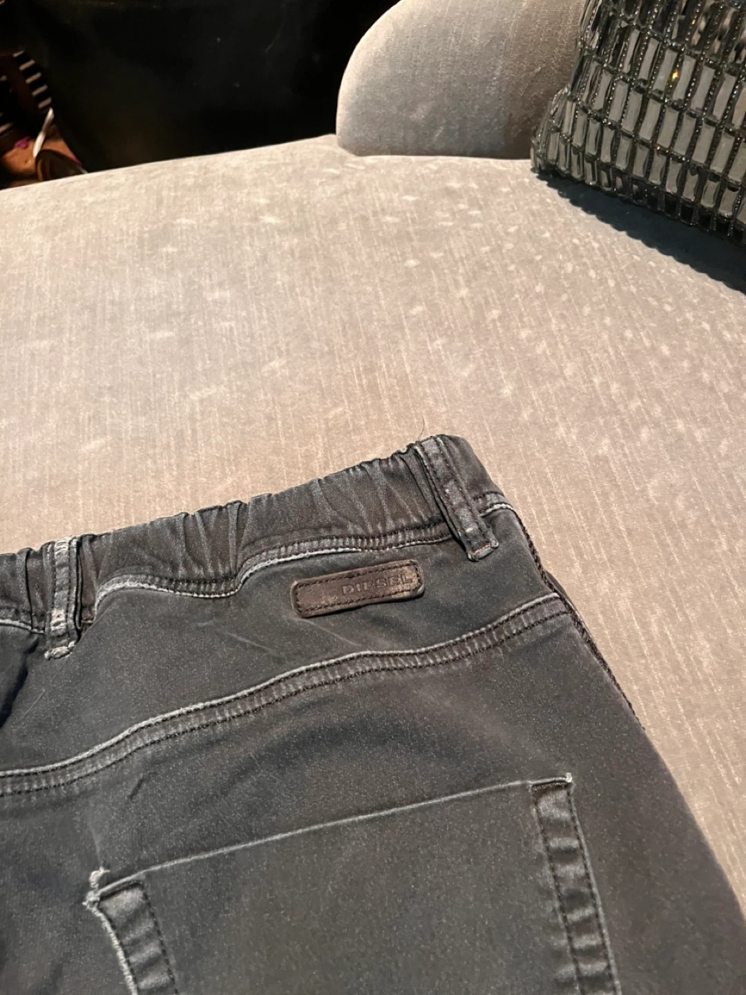 Diesel Black Jogger Pants - Size 32 - photo 5