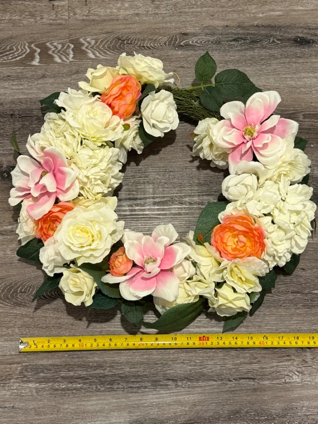 Decorative Floral Wreath 18 inches across image indicator(3)
