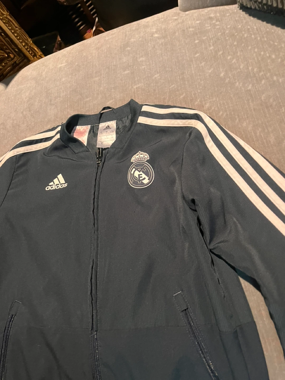 Adidas Real Madrid Track Jacket - Size S - photo 3