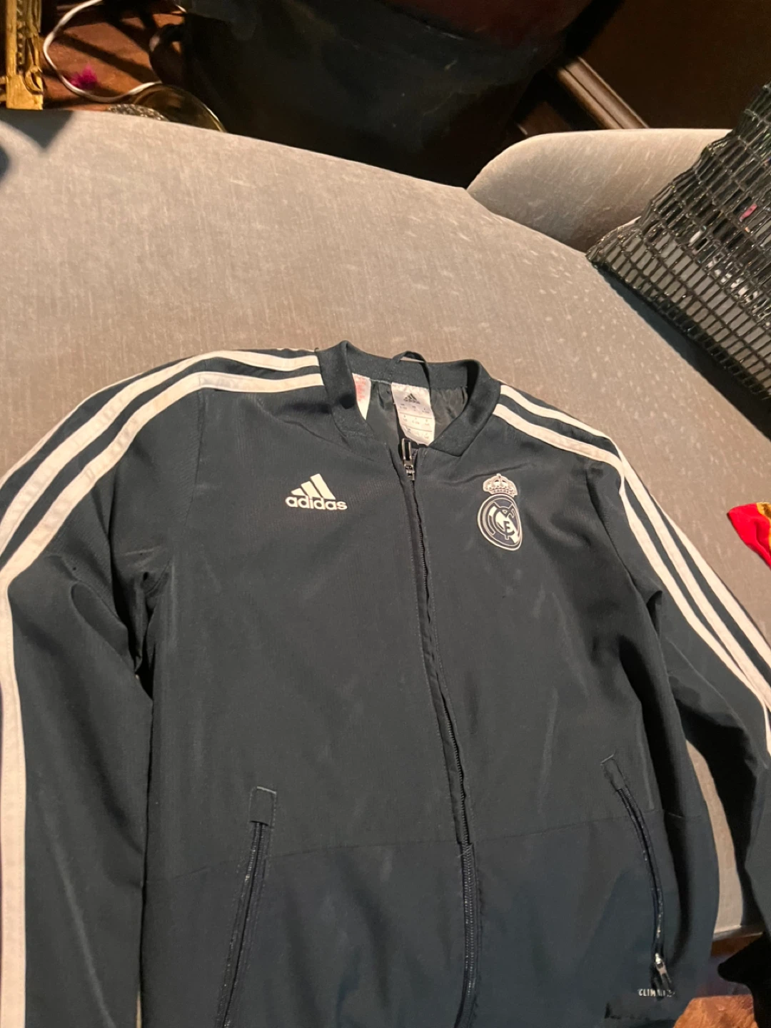 Adidas Real Madrid Track Jacket - Size S - photo 2