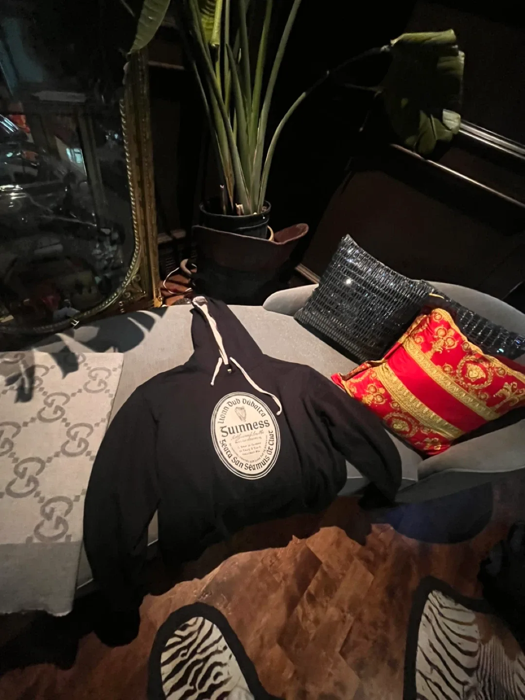 Guinness Black Hoodie - Size Large thumbnail