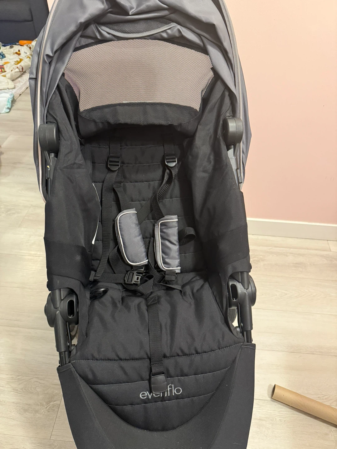 Evenflo Stroller - Black and Grey